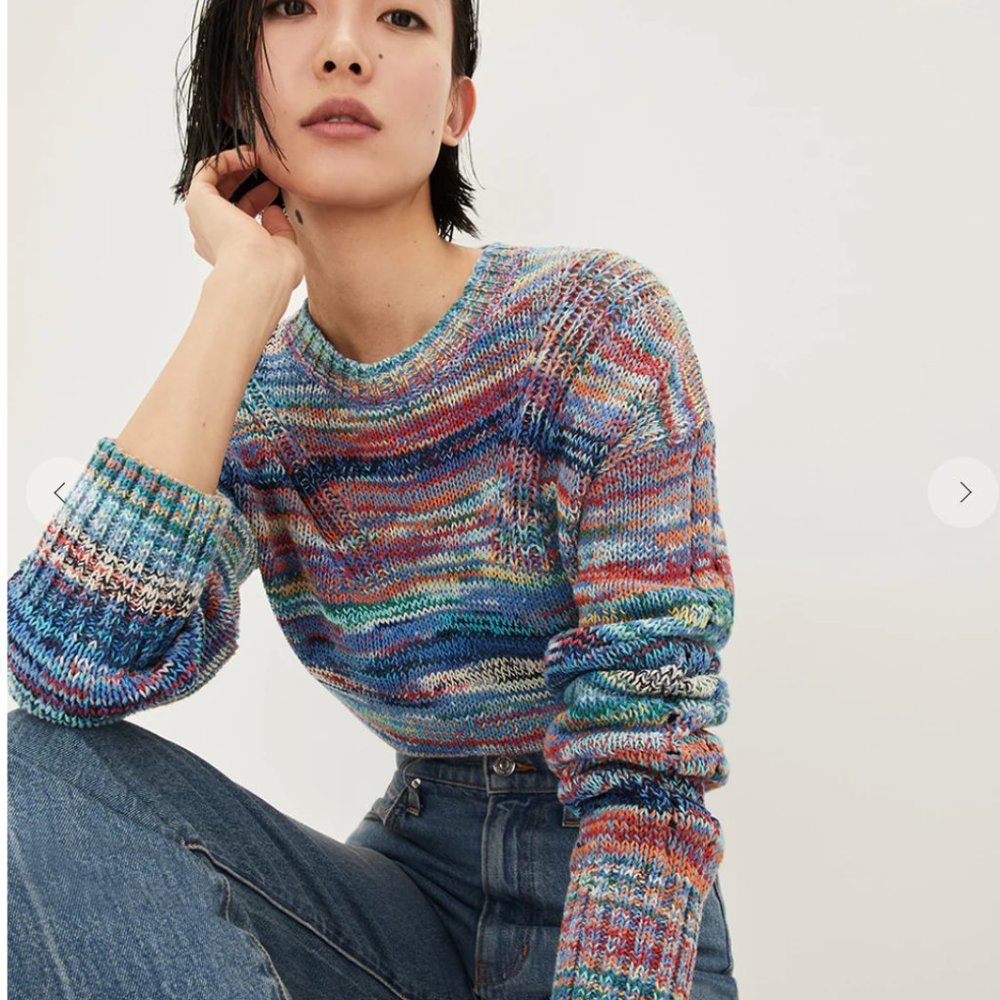 Veronica Beard ASMARA SPACE-DYED SWEATER
